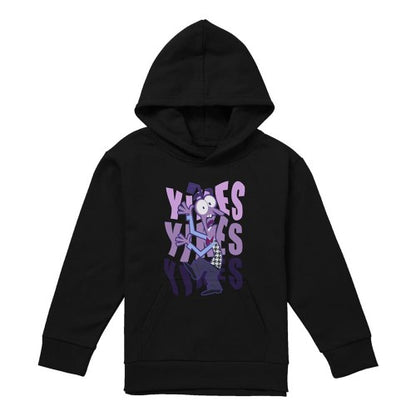 Front - Inside Out 2 Childrens/Kids Fear Heather Hoodie