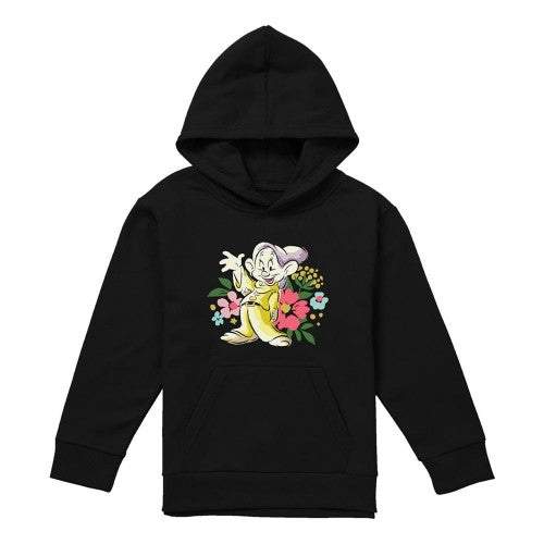 Front - Snow White Childrens/Kids Greetings From Dopey Hoodie