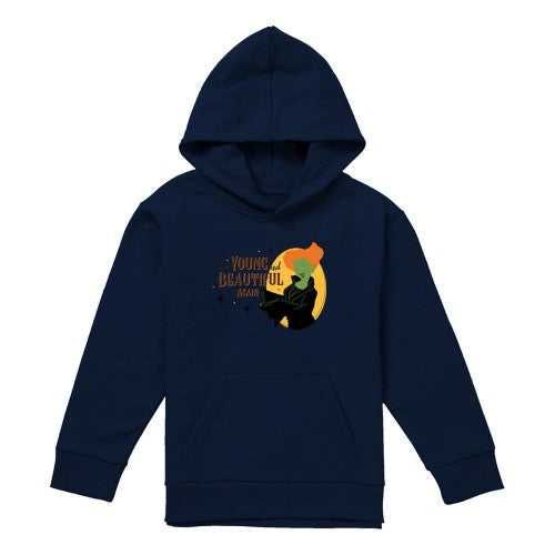 Front - Hocus Pocus Childrens/Kids Young And Beautiful Again Winifred Hoodie
