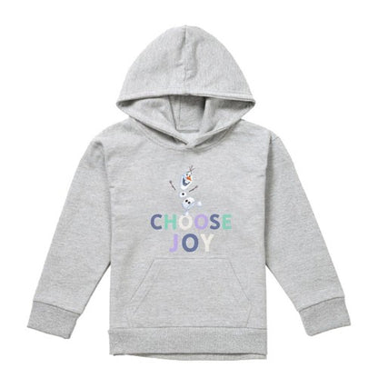 Front - Frozen Childrens/Kids Choose Joy Olaf Heather Pullover Hoodie