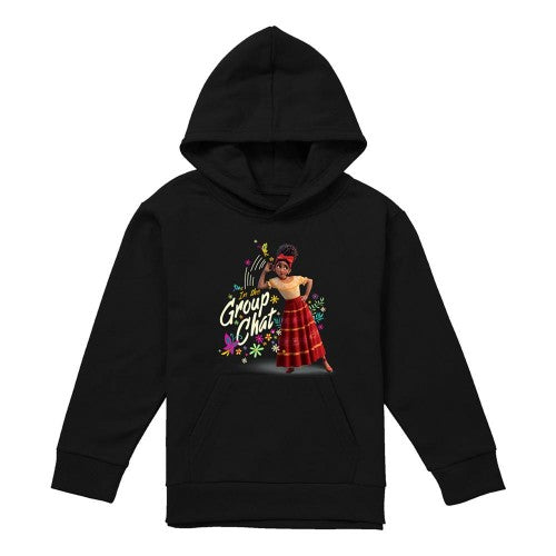 Front - Encanto Childrens/Kids In The Group Chat Dolores Hoodie