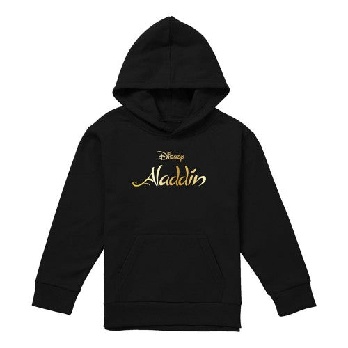 Front - Aladdin Childrens/Kids Logo Pullover Hoodie