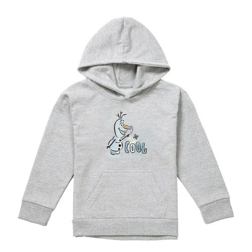 Front - Frozen Childrens/Kids Cool As Ice Olaf & Bruni Heather Pullover Hoodie