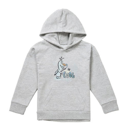 Front - Frozen Childrens/Kids Cool As Ice Olaf & Bruni Heather Pullover Hoodie