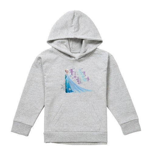 Front - Frozen Childrens/Kids Frozen Heart Elsa Heather Pullover Hoodie
