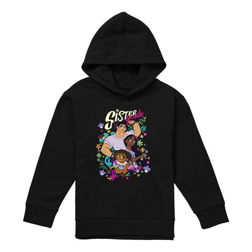 Front - Encanto Childrens/Kids Sister Goals Mirabel Isabela Luisa Hoodie