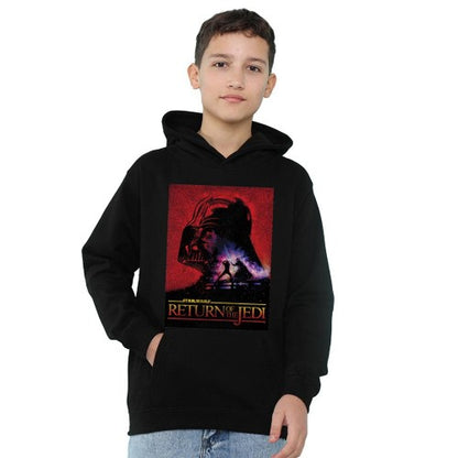 Front - Star Wars Childrens/Kids Return Of The Jedi Block Heather Hoodie