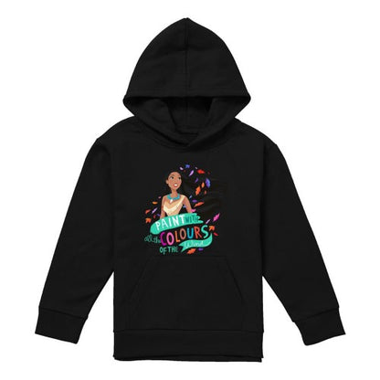 Front - Pocahontas Childrens/Kids Colours Of The Wind Hoodie
