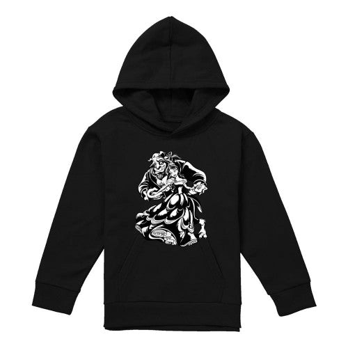 Front - Beauty And The Beast Childrens/Kids Belle Beast Dance Hoodie