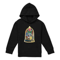 Front - Beauty And The Beast Childrens/Kids Stained Glass Hoodie