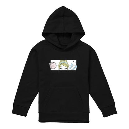 Front - Cinderella Childrens/Kids Dreaming Of Comfy Sneakers Hoodie