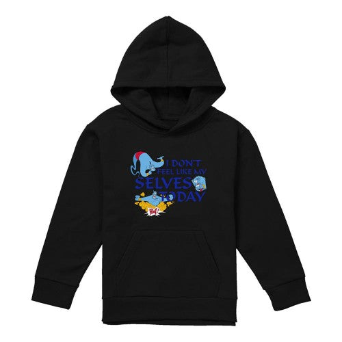 Front - Aladdin Childrens/Kids I Don´t Feel Like My Selves Today Genie Hoodie