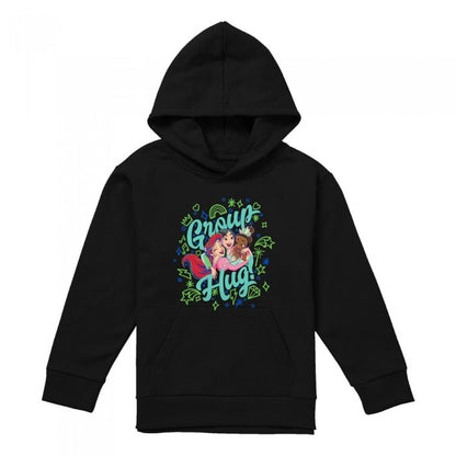Front - Disney Princess Childrens/Kids Ariel Mulan Tiana Group Hug Hoodie