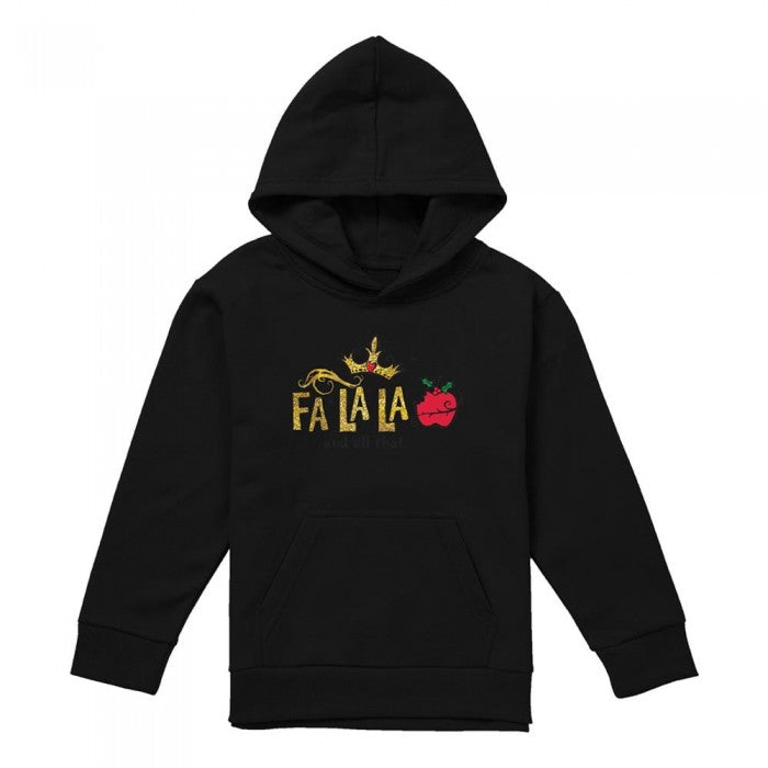 Front - Snow White Childrens/Kids Fa La La And All That Sparkle Christmas Hoodie