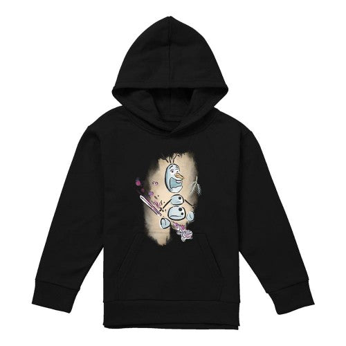 Front - Frozen Childrens/Kids Fire It Up Olaf & Bruni Hoodie