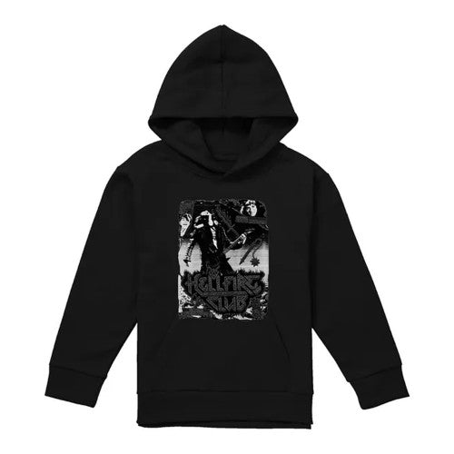 Front - Stranger Things Childrens/Kids Hellfire Club Poster Pullover Hoodie