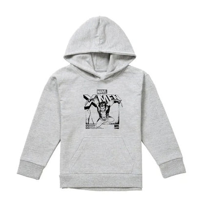 Front - X-Men Childrens/Kids Wolverine Jump Heather Pull Over Hoodie
