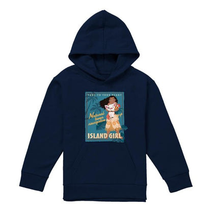 Front - Moana Childrens/Kids Island Girl Hoodie