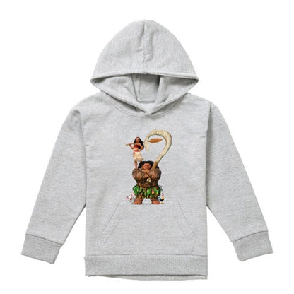 Front - Moana Childrens/Kids Maui Stacked Hoodie