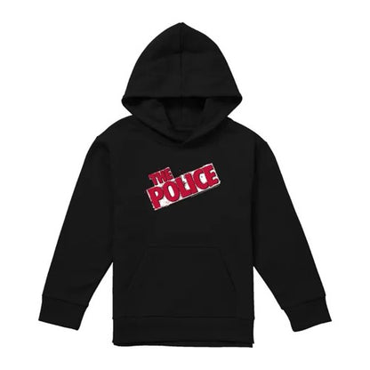 Front - The Police Childrens/Kids Square Logo Hoodie