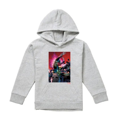 Front - X-Men Childrens/Kids Wolverine Nightcrawler Cover Pull Over Hoodie