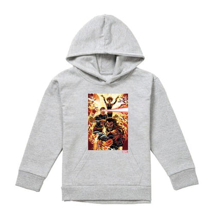 Front - X-Men Childrens/Kids Wolverine Cyclops Jean Grey Hoodie