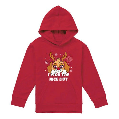 Front - Paw Patrol Childrens/Kids Nice List Skye Pullover Hoodie