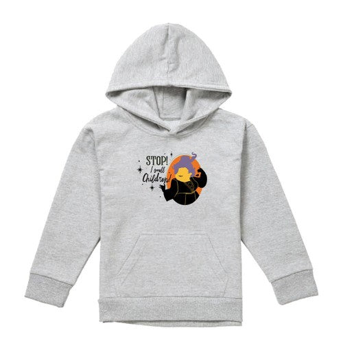 Front - Hocus Pocus Childrens/Kids Stop! I Smell Children! With Mary Sanderson Heather Hoodie