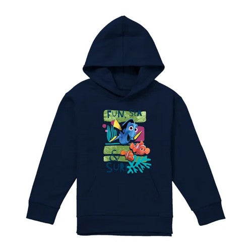 Front - Finding Nemo Childrens/Kids Fun, Sea, Surf Hoodie