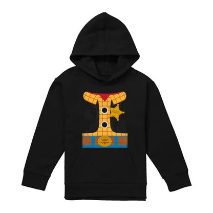 Front - Toy Story Childrens/Kids Woody Costume Hoodie