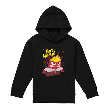Front - Inside Out 2 Childrens/Kids Anger Hoodie