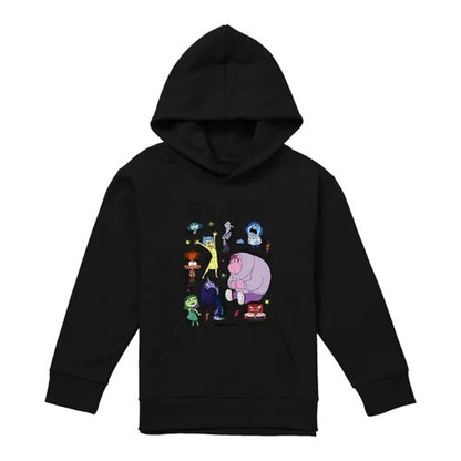 Front - Inside Out 2 Childrens/Kids In A Mood Hoodie