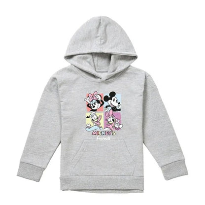 Front - Disney Childrens/Kids Friend Mickey Mouse Square Heather Hoodie