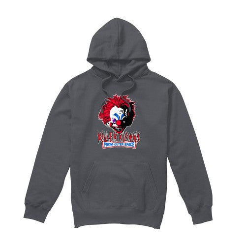 Front - Killer Klowns From Outer Space Unisex Adult Rough Clown Heather Hoodie
