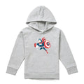 Front - Captain America Childrens/Kids Holiday Outfit Heather Pull Over Hoodie