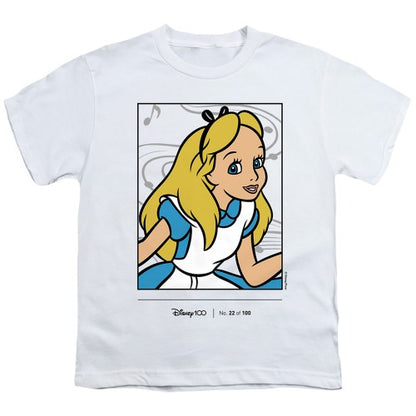 Front - Alice In Wonderland Childrens/Kids 100th Anniversary Edition T-Shirt