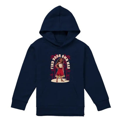 Front - Moana 2 Childrens/Kids Find Your Own Way Pullover Hoodie