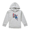 Front - Captain America Childrens/Kids Sam Wilson Doodle Heather Pull Over Hoodie