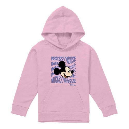Front - Disney Childrens/Kids Mickey Text Head Hoodie