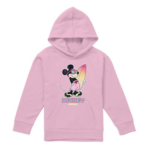 Front - Disney Childrens/Kids Gradient Surf Mickey Mouse Hoodie
