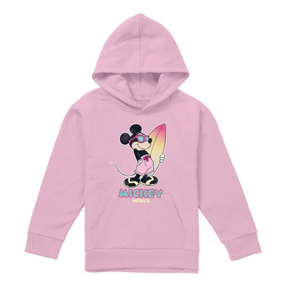 Front - Disney Childrens/Kids Gradient Surf Mickey Mouse Hoodie