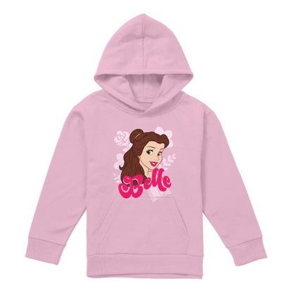 Front - Disney Princess Childrens/Kids Belle Face Hoodie