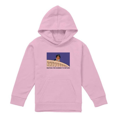 Front - Aladdin Childrens/Kids Waiting For Summer To Return Hoodie