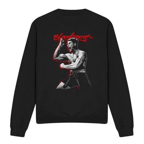 Front - Bloodsport Unisex Adult Loud Mouth Sweatshirt
