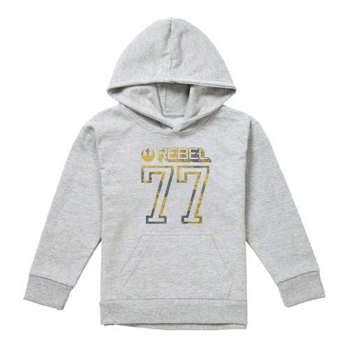 Front - Star Wars Childrens/Kids 77 Rebel Heather Pullover Hoodie