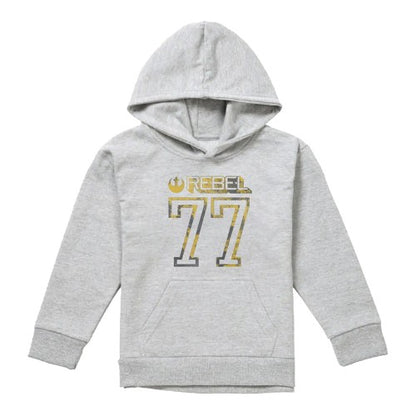 Front - Star Wars Childrens/Kids 77 Rebel Heather Pullover Hoodie
