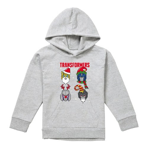 Front - Transformers Childrens/Kids Robot Santa Hoodie