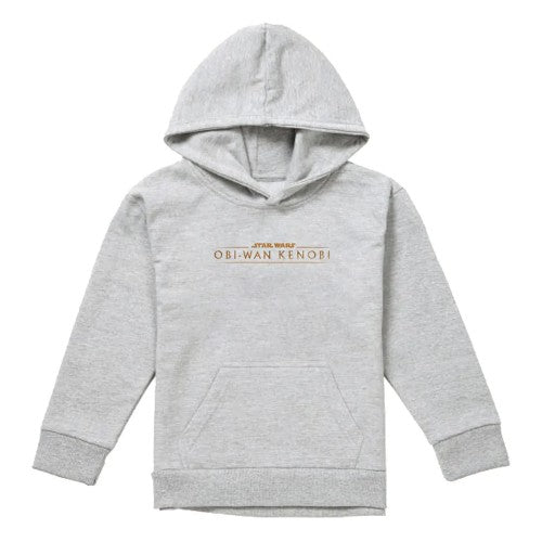 Front - Star Wars: Obi-Wan Kenobi Childrens/Kids Logo Heather Pullover Hoodie