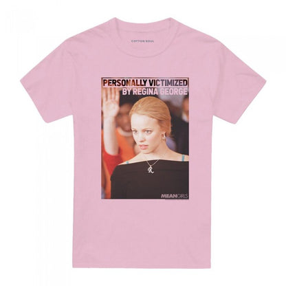 Front - Mean Girls Unisex Adult Victim Regina George T-Shirt