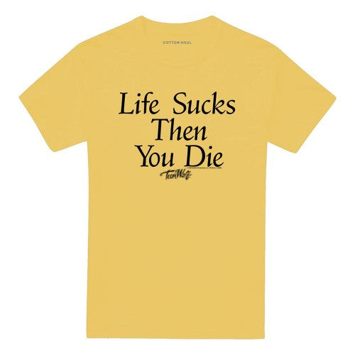 Front - Teen Wolf Unisex Adult Life Sucks T-Shirt